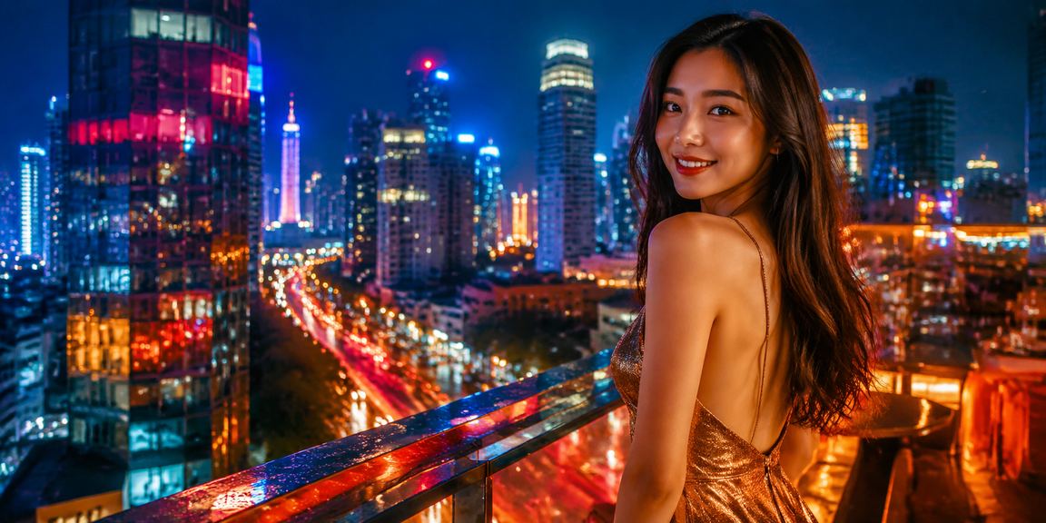 Ánh neon Hà Nội minh họa thao tác nạp rút và kiểm tra khuyến mãi