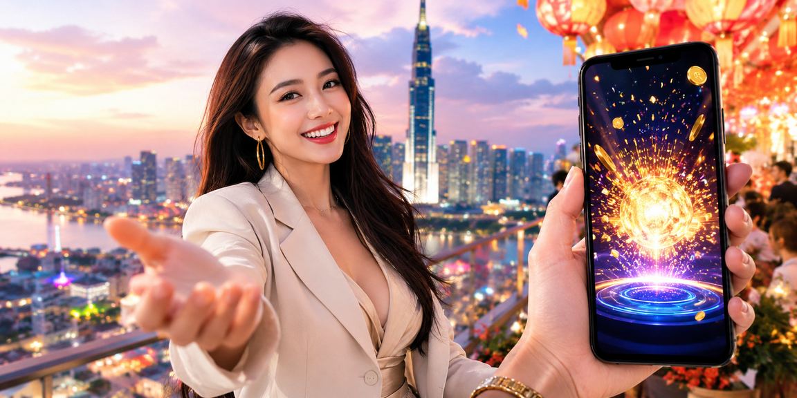 Người dùng tại TP Hồ Chí Minh mở casino di động trong không khí lễ hội